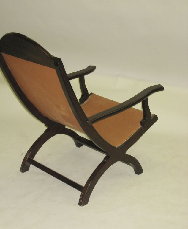 Pair of French Modern Neoclassical Lounge Chairs / Armchairs For Sale 1