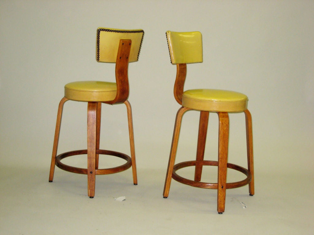Pair of Bar Stools by at 1stdibs
