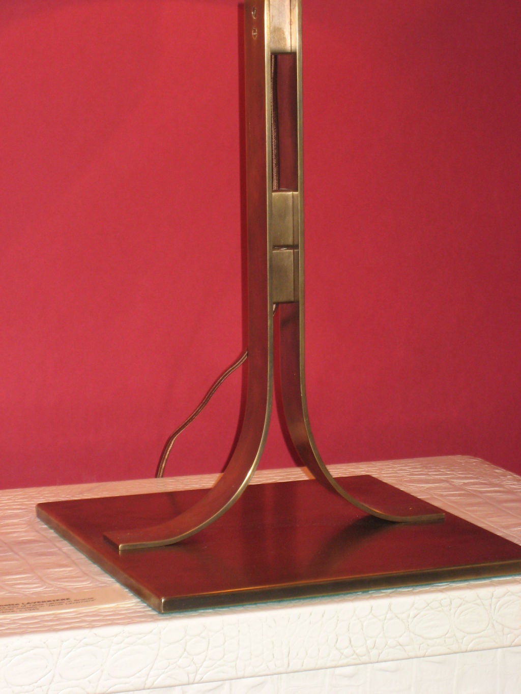 Pair of Bronze Table Lamps by Janette Laverriere