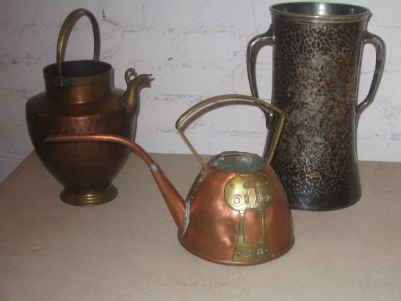 Canne à eau allemande Arts & Crafts du début de l'ère moderne attribuée à Richard Riemerschmid Bon état - En vente à New York, NY