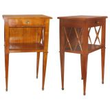PAIR OF END TABLES in the manner of ANDRE ARBUS