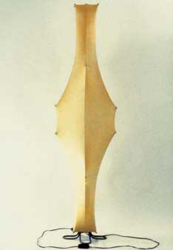 A Rare and Important Standing Lamp/Light Sculpture called 'Fantasma' by Tobia and Afra Scarpa Yielding a Warm Glowing Ambiant Light. A Fabulous Form and Light Source that Broke Boundaries in Design.<br />
Exhibited: Museum of Modern Art, 'Italy: