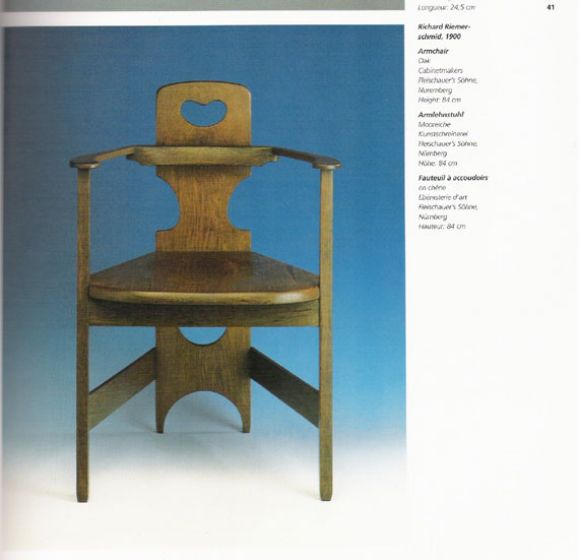 20th Century A Rare and Important Chair in Furniture History by Richard Riemerschmid