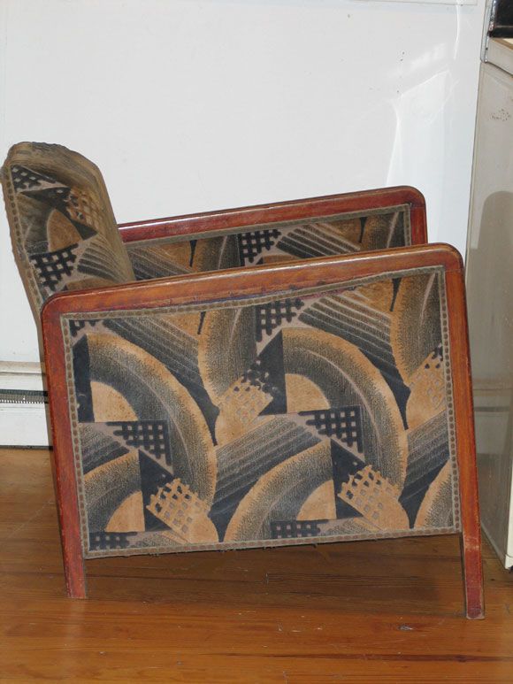 Pair of French 1930s Lounge or Club Chairs In Good Condition In New York, NY