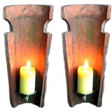 Pair of Roof Tile Sconces