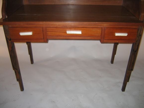 French Forties Roll-top Desk and Chair 2