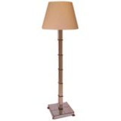 French 1940s Mirrored Standing Lamp Attributed to Maison Jansen 8