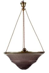 Antique Ceiling Fixture by Edward Hald for Orrefors