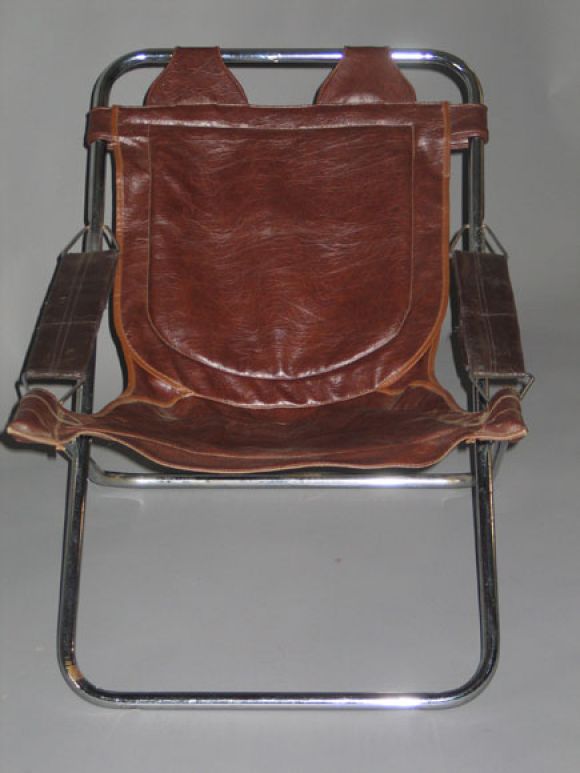 fauteuil lama vintage