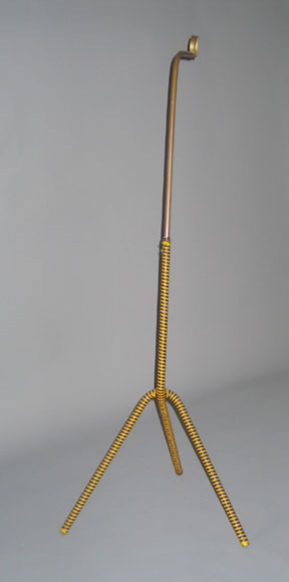 Lámpara de pie articulada francesa de mediados de siglo, 1950 Moderno de mediados de siglo en venta