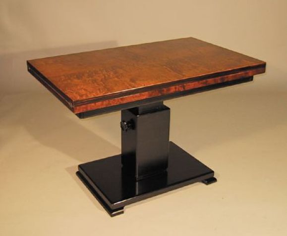 Scandinavian Modern Swedish 30's Console / Flexi Use 'Idealbordet' Table by Otto Wretling