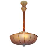 Amber Murano Glass Chandelier or Pendant 1