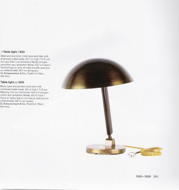 Rare Bauhaus Desk Lamp by Karl Trabert In Good Condition In New York, NY