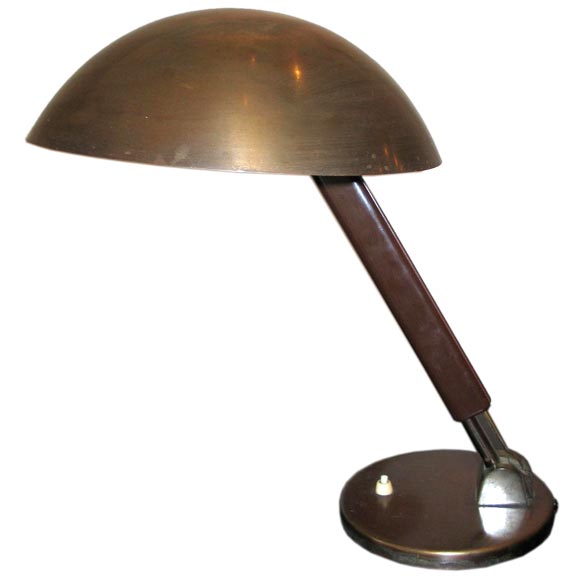 Rare Bauhaus Desk Lamp by Karl Trabert