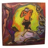 Expressionist Drawing by Bauhaus Artist Hans Kessler 8