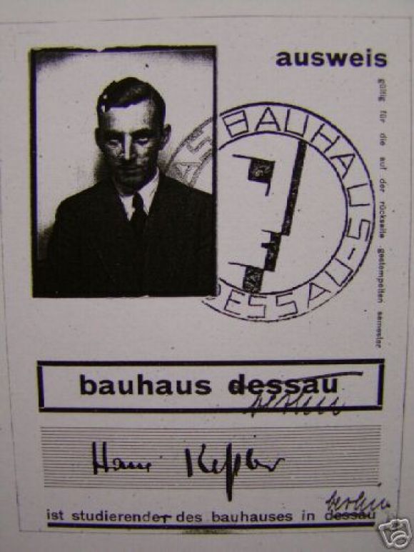 Moderno Disegno espressionista a pastello dell'artista Bauhaus Hans Kessler in vendita