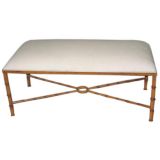 Faux Bamboo Bench by Bagues