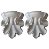 2 Pairs of Plaster Sconces Attributed Jean-Charles Moreux