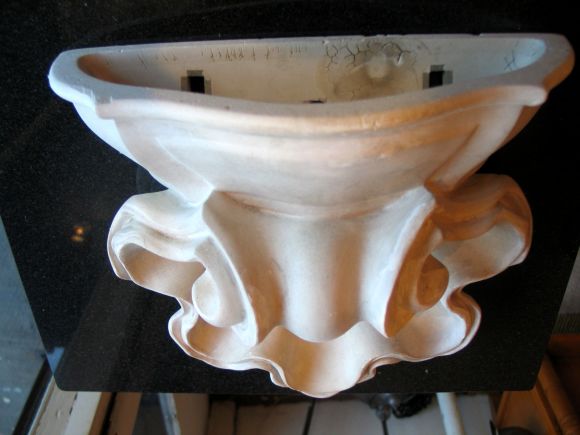 French 2 Pairs of Plaster Sconces Attributed Jean-Charles Moreux