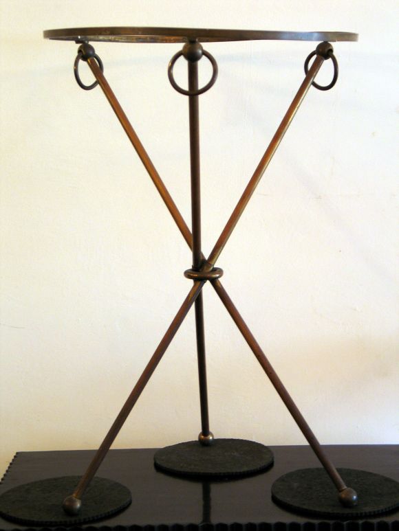 Classic French Gueridon in the Manner of Jean Michel Frank