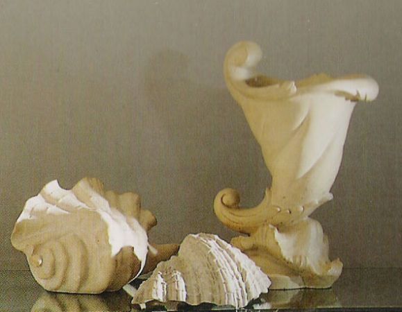 2 Pairs of French Mid-Century Plaster Sconces by Serge Roche, France, 1930 For Sale 2