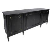 Bronze Mounted and Ebonized Sideboard by JANSEN