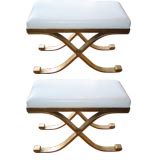 Pair of Benches / Stools by Raymond Subes
