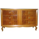 French 1940s Dresser or Commode Attributed to Rene Drouet 4