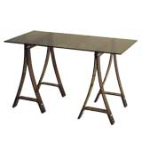 Italian Writing Table or Console in Lucite and Glass Attributed to Fontana Arte 9