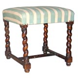 Pair of Turned Wood Stools