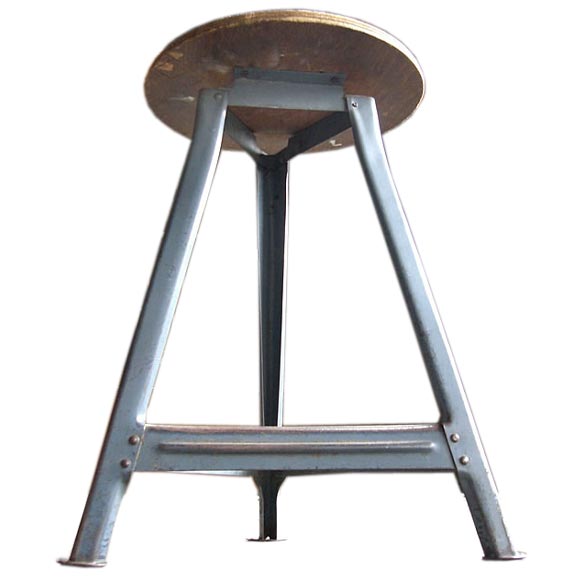 Rare Industrial Stool from the Bauhaus in Berlin, Germany, 1930 For Sale