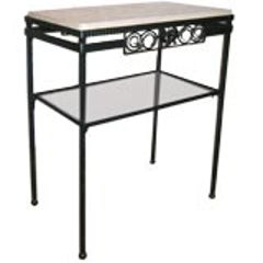 French Art Deco Console in the Manner of Edgar Brandt 8