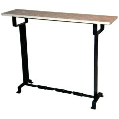 Two French 1930s Wrought Iron Consoles 5