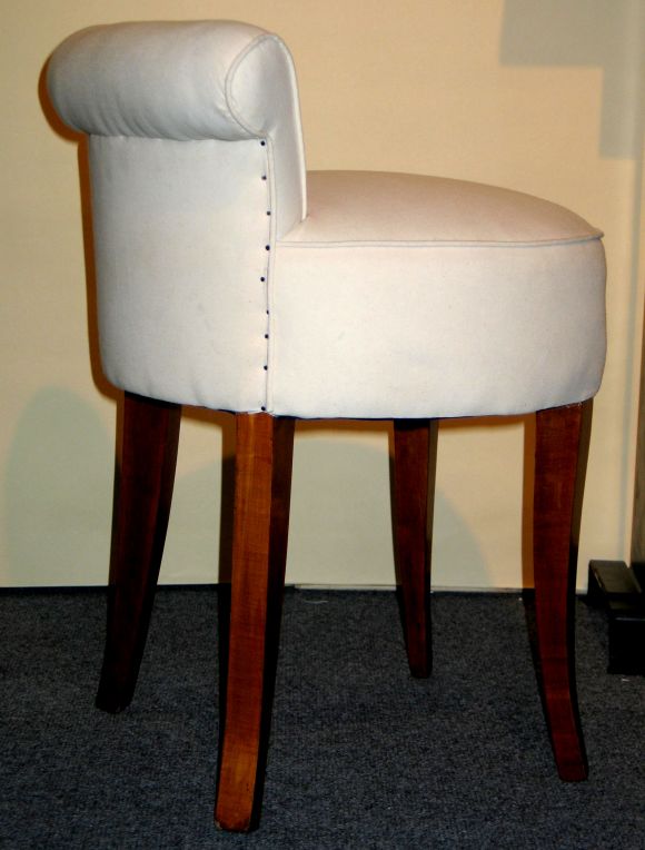 French 2 Vanity Stools by Andre ARBUS For Sale
