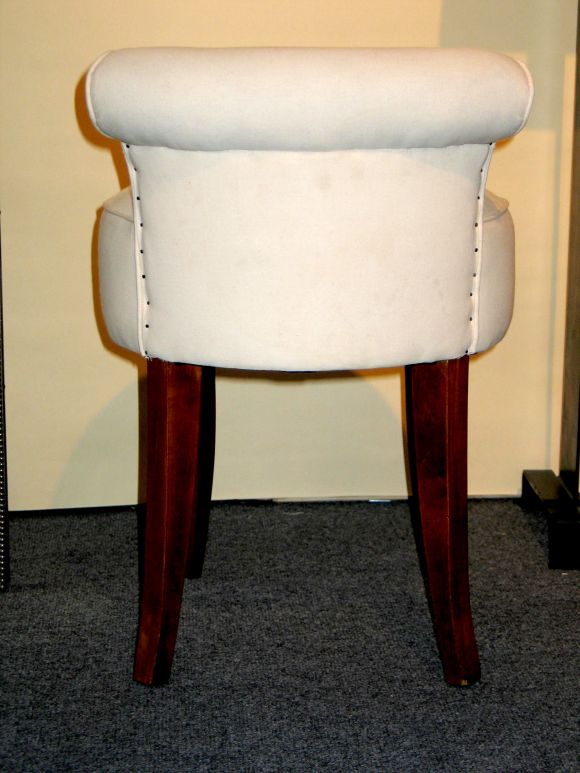 2 Vanity Stools by Andre ARBUS For Sale 1