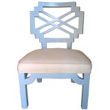 Custom James Mont Boudoir Chair