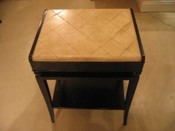 French Parchment Top Table