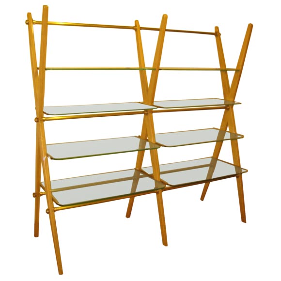 Ico Parisi Style Italian Etagere For Sale