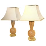 Nice Pink Seguso Table Lamps