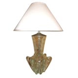Large Barovier Table Lamp with "Fins"