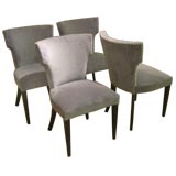 Set of Four 1940's Game Chairs