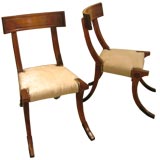 Antique Phenomenal Italian Klismos Chairs