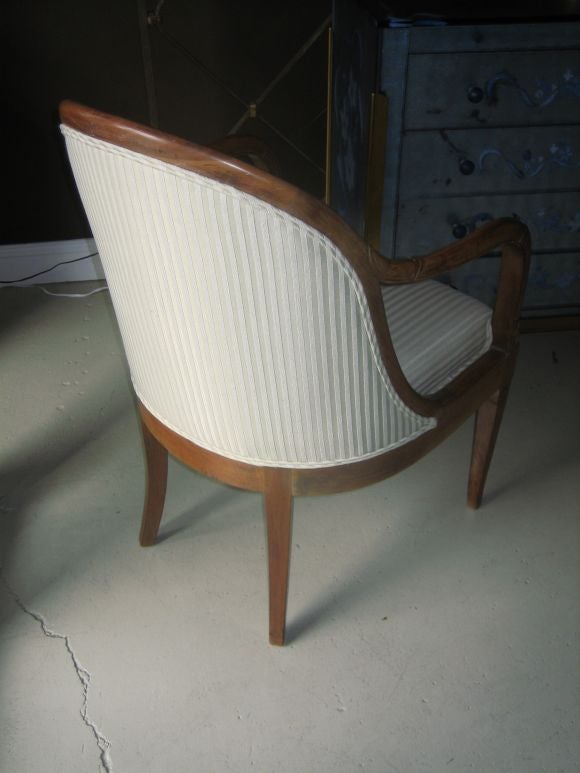 Mid-20th Century Pair of Custom Robsjohn Gibbings Chairs from The Casa Encantada For Sale