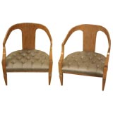 Pair of Gorgeous Tommi Parzinger Lounge Chairs