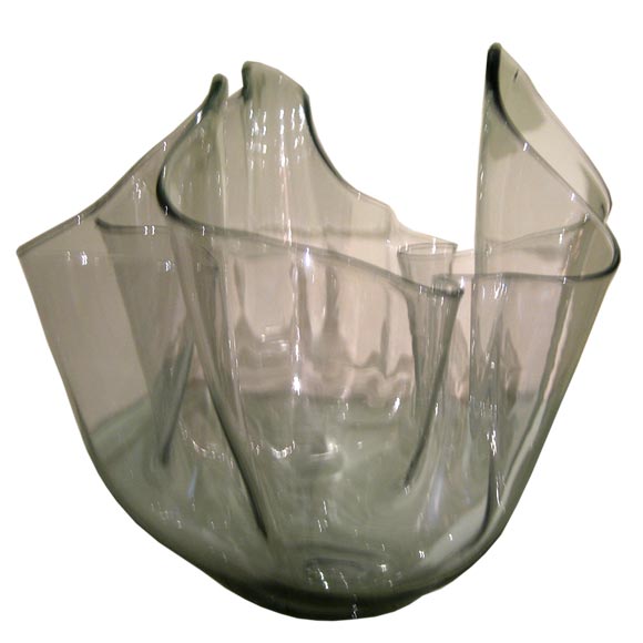 Huge Bianconi for Venini Fazzoletto Vase