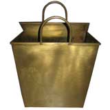 Italian Brass "Shopping Bag" Stand