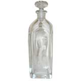 Vintage Orrefors "Diana" Engaved Decanter