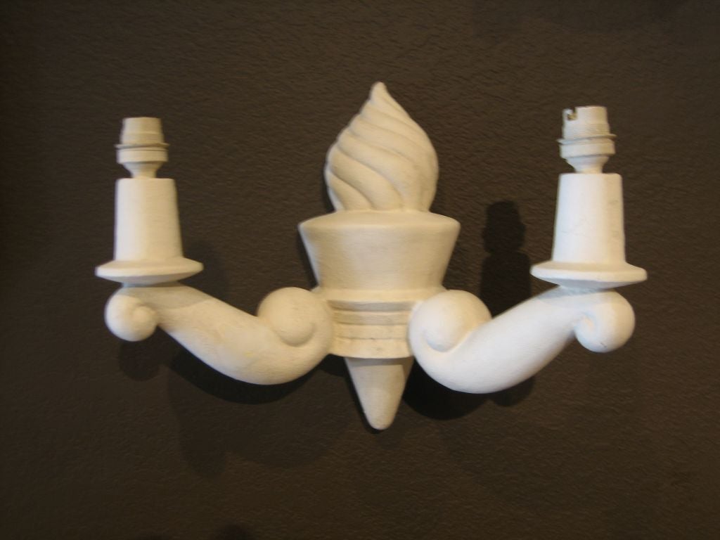 Andre Arbus Plaster Sconces