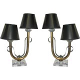 Pair of French Boudoir Lamps