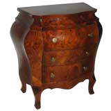 Charming Bombe  Jewelry Chest in Oyster Burl